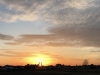 Kirche im Sonnenuntergang